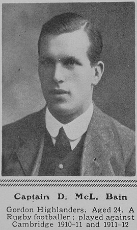 Bain D M Captain Gordon Highlanders The Sphere 17th Jul 1915
