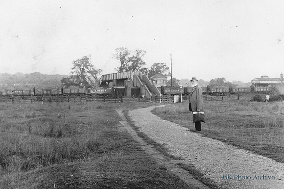 The Bridge On The Common At Ashtead Station c.1930