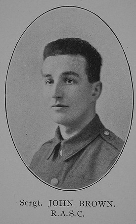 Brown J Sergt Army Service Corps