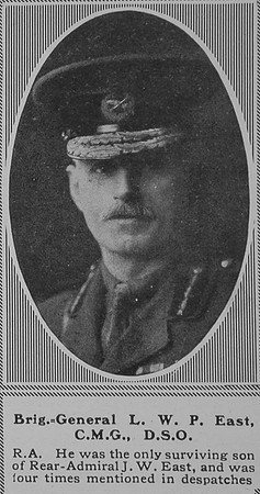 East L W P Brig Gen CMG DSO RA The Sphere 12th Oct 1918