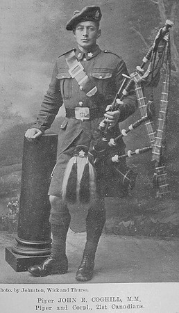 Coghill J R Piper MM 21st Canadian Infantry The Sword Of The North Highland Memories Of The Great War - Dugald MacEchern