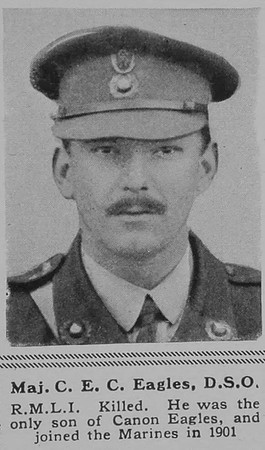 Eagles C E C Major DSO RMLI The Sphere 11th May 1918