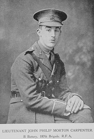 Carpenter J P M Lt Royal Field Artillery