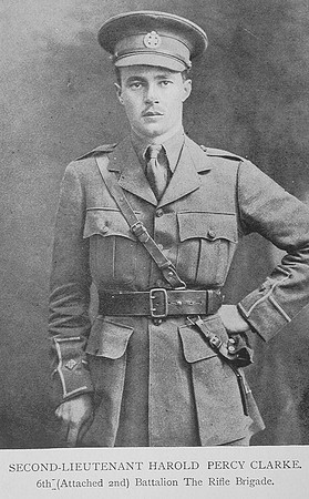 Clarke H P 2nd Lt 2nd Rifle Brigade