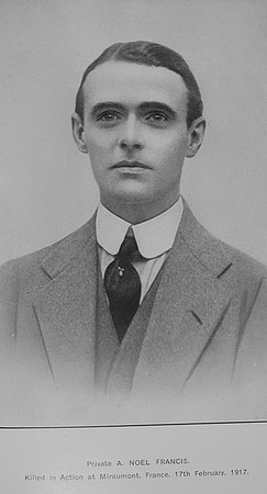 Francis A N Pte 50356 11th Royal Fusiliers