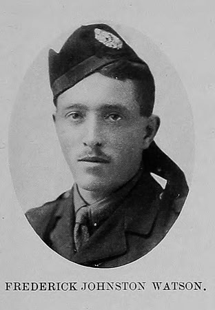 Watson F J Lt 43rd CEF St Andews University Roll Of Honour