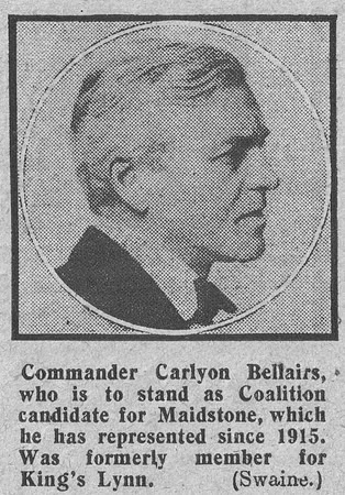 Bellairs C Comm Royal Navy The Graphic 23rd Nov 1918