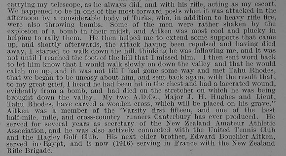 Aitken J H Pte 6-4 1st Canterbury Btn NZEF Obit Part 2