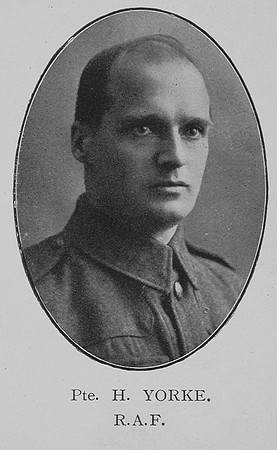 Yorke H Pte Royal Air Force William Graham Co Roll Of Honour