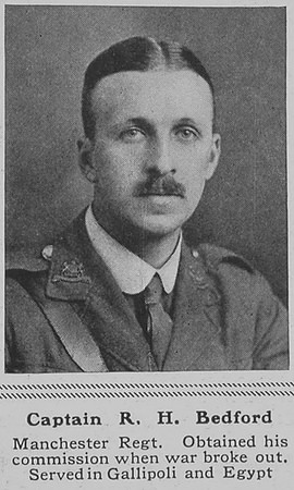 Bedford R H Captain 6th Manchester Regt The Sphere 25th May 1918