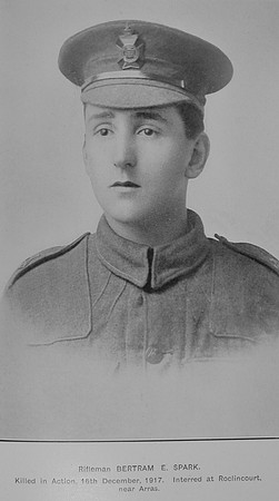 Spark B E Rfn 554118 16th London Regiment