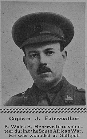Fairweather J Captain 4th South Wales Borderers The Sphere 3rd Mar 1917