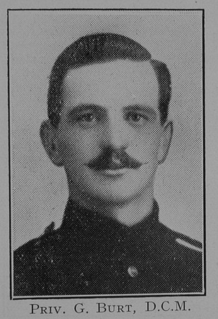 Burt G Pte DCM Dorset Regiment