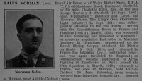 Sales N Lt Royal Air Force Obit De Ruvignys Roll Of Honour Vol 4