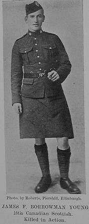 Young J F B Pte 420360 16th Canadian Infantry (Manitoba Regiment) The Sword Of The North Highland Memories Of The Great War - Dugald MacEchern