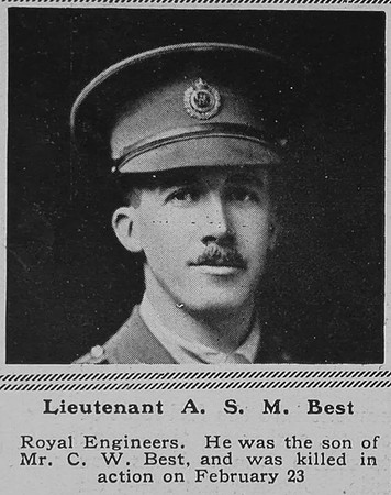 Best A S M Lt RE The Sphere 28th Apr 1917
