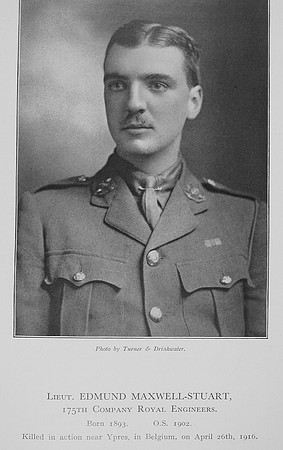Maxwell-Stuart E Lt Royal Engineers