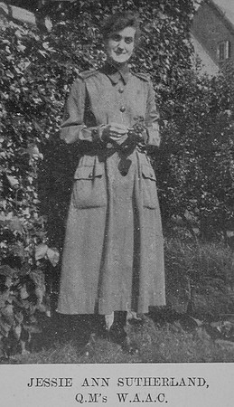 Sutherland Jessie Ann Miss Women's Army Auxiliary Corps The Sword Of The North Highland Memories Of The Great War - Dugald MacEchern