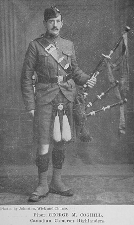 Coghill G M Piper 43rd Canadian Infantry The Sword Of The North Highland Memories Of The Great War - Dugald MacEchern