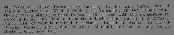 Mitchell A Pte 18295 2nd Kings Own Scottish Borderers Obit Part 2 De Ruvignys Roll Of Honour Vol 5