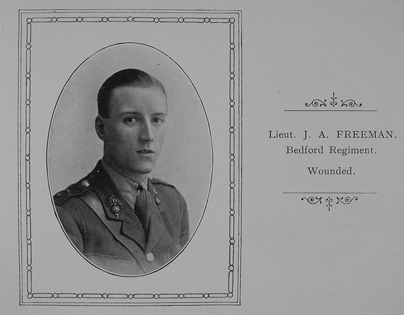 Freeman J A Lt Bedfordshire Regiment William Graham Company