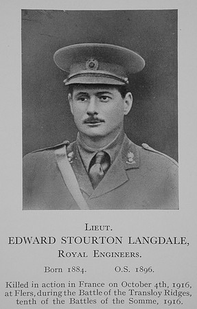 Langdale E S Lt Royal Engineers