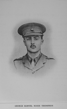 Rodie-Thompson G S 2nd Lt Kings Royal Rifle Corps