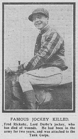 Rickaby F Pte 309841 Tank Corps The Graphic 19th Oct 1918