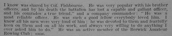 Grey P R 2nd Lt 8th Northumberland Fusiliers Obit Part 2 De Ruvignys Roll Of Honour Vol 3