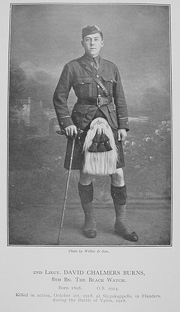 Burns D C 2nd Lt 8th Black Watch