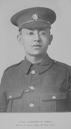 Bragg A W Pte 2457 13th London Regiment