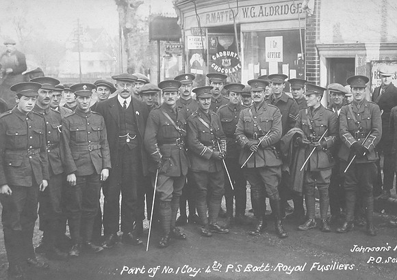 Royal Fusiliers 21st Battalion In Ashtead