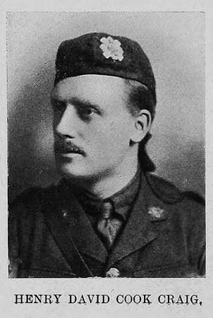 Craig H D C Major MC 3rd Highland Light Infantry