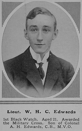 Edwards W H C Lt MC 1st Black Watch The Sphere 26th Jun 1915