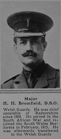 Bromfield H H Major Prince of Wales's Coy., 1st Welsh Guards The Sphere 2nd Dec 1916