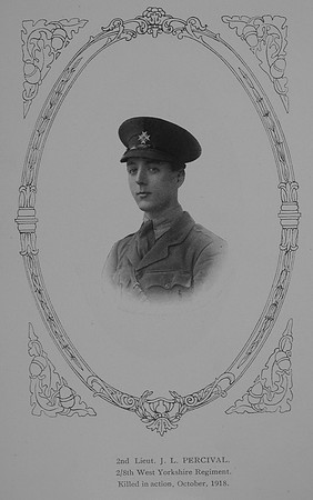 Percival J L 2nd Lt 8th West Yorkshire Regiment  William Graham & Company Record Of Service Of The Great War