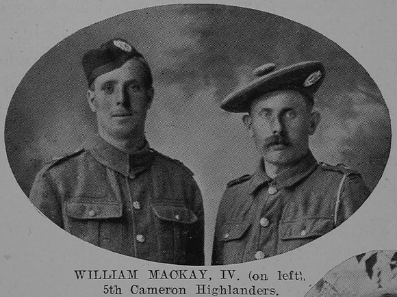 MacKay W Pte 5th Cameron Highlanders The Sword Of The North Highland Memories Of The Great War - Dugald MacEchern