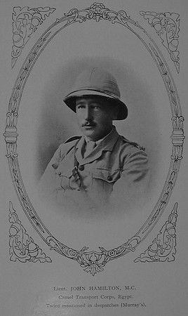 Hamilton J Lt MC Camel Corps