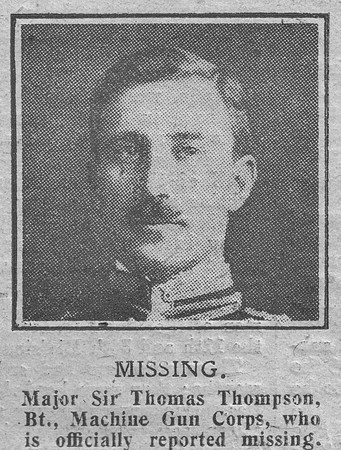 Thompson T Major Sir Machine Gun Corps The Graphic 16th Nov 1918