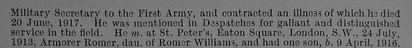 Nicholson E N Captain 12th Lancers Obit Part 2 De Ruvignys Roll Of Honour Vol 4