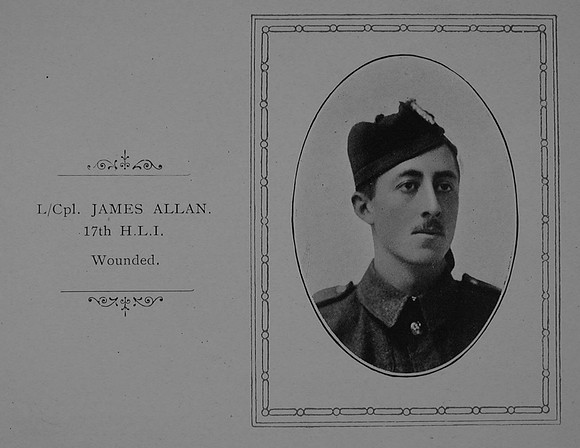 Allan J L/Cpl 17th Highland Light Infantry William Graham And Company Record Of The Great War 1914-1919