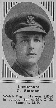 Stanton C Lt Welsh Regt The Sphere 6th Oct 1917