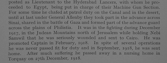 Horne C W Captain Indian Army Obit Part 2 Dulwich College Roll Of Honour