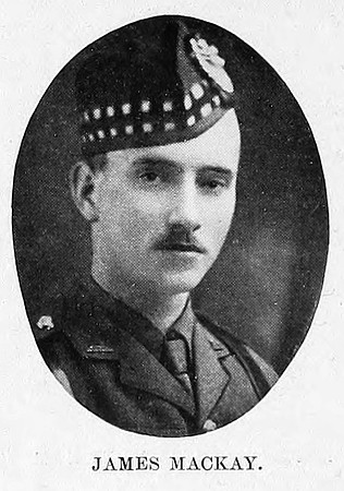 MacKay J Lt 1st Gordon Highlanders St Andrews University Roll Of Honour