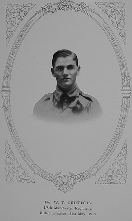 Griffiths W T Pte 8th Manchester Regiment William Graham Co Roll Of Honour