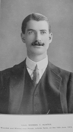 Hunter N F Lt 4th Royal Warwickshire Regt Attd 4th Royal Fusiliers