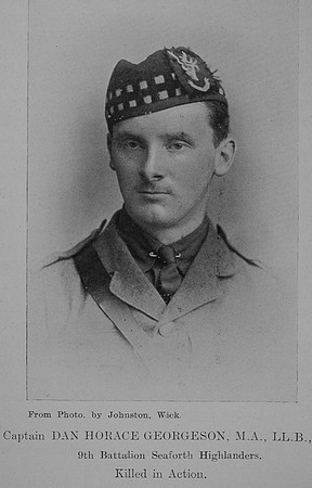 Georgeson D H Captain 8th Seaforth Highlanders The Sword Of The North Highland Memories Of The Great War - Dugald MacEchern