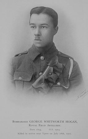 Hogan G W Bmdr Royal Field Artillery