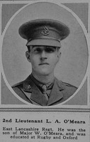 O'Meara L A 2nd Lt 3rd Attd 6th East Lancashire Regiment The Sphere 24th Mar 1917