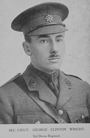 Wright G C 2nd Lt 2nd Devonshie Regiment